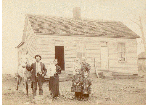 photo of two McIntire families taken circa 1897