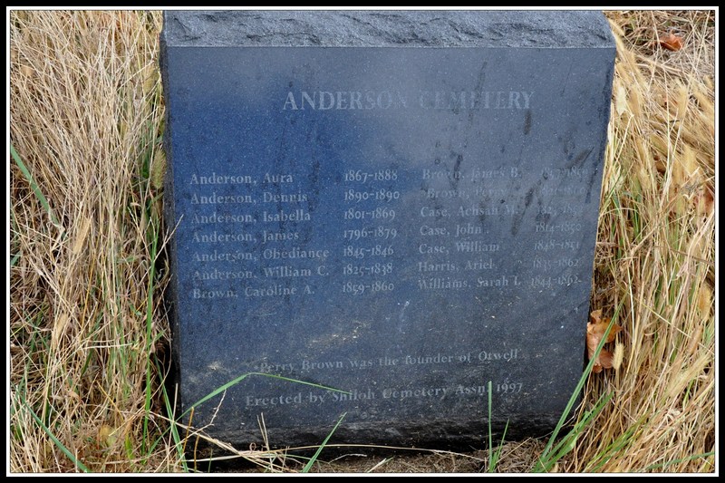 Anderson Cemetery Memorial