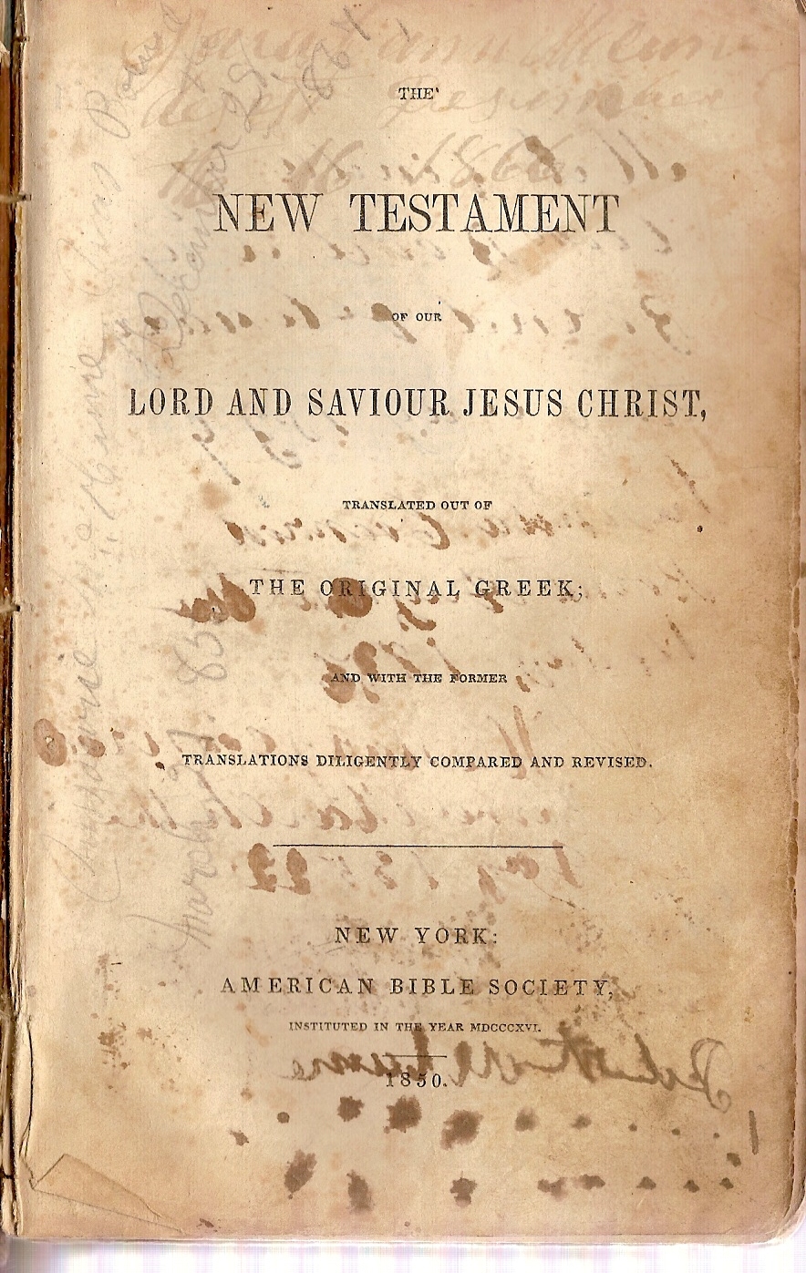 Thomas McCune Bible 1
