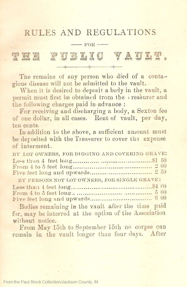 010  The Public Vault Rules and Regulations