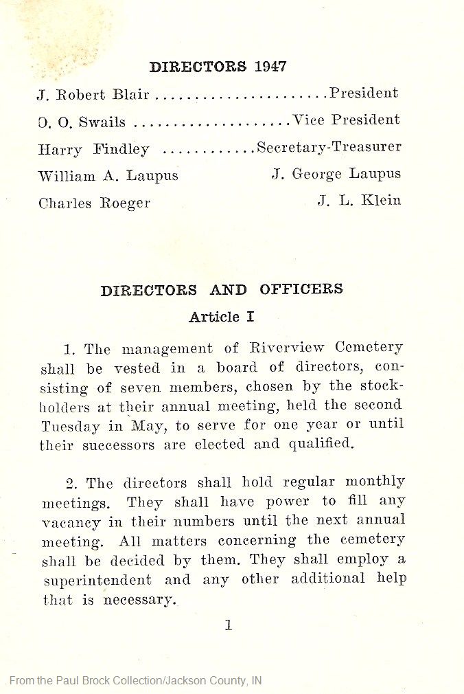 Directors and Officers