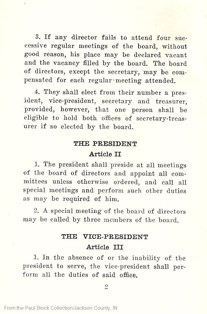 President and Vice-President