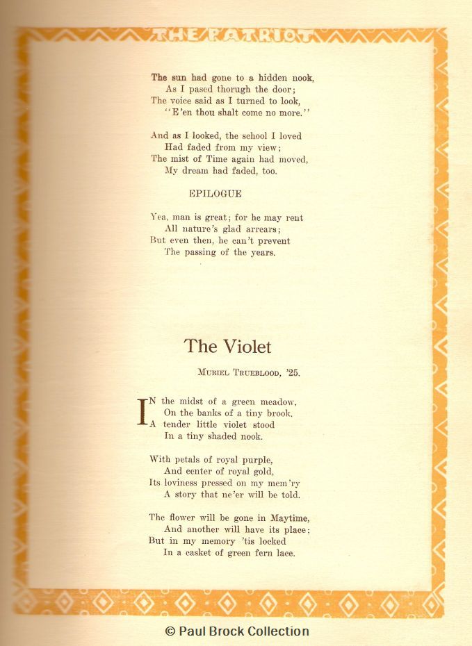 015 cont...<br>and The Violet