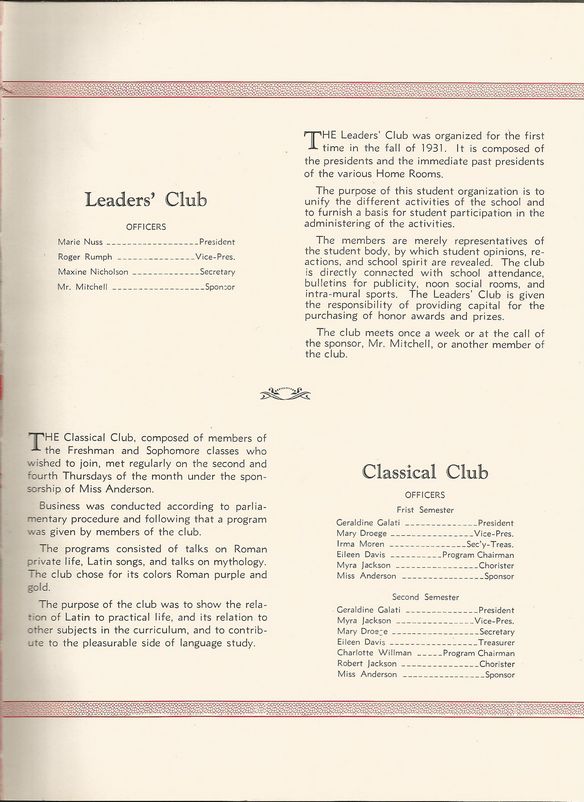 Clubs: Leaders and Classical