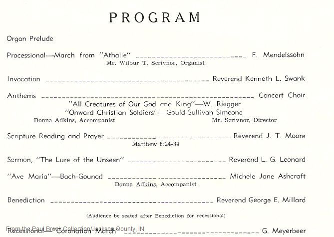 1960 Program