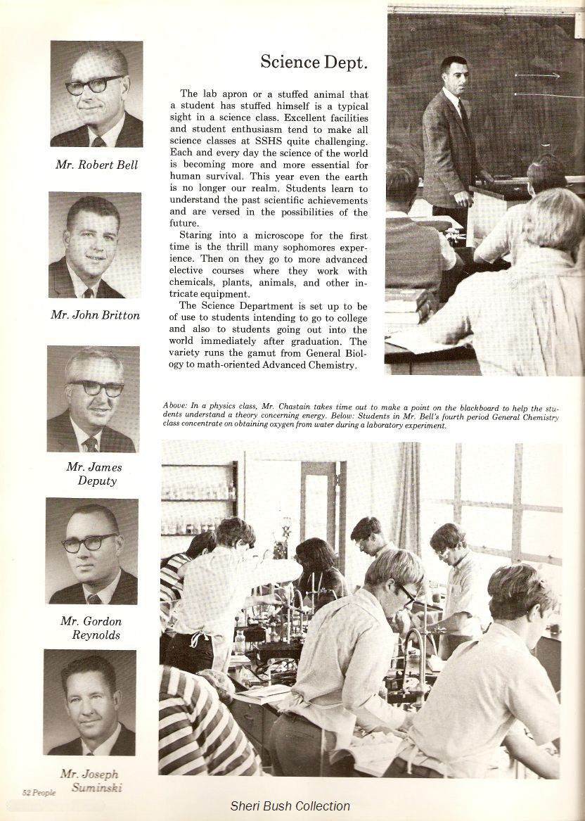 10 Faculty<br>Science Dept.