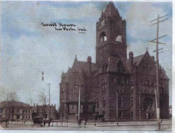 Court House & Horse with buggy