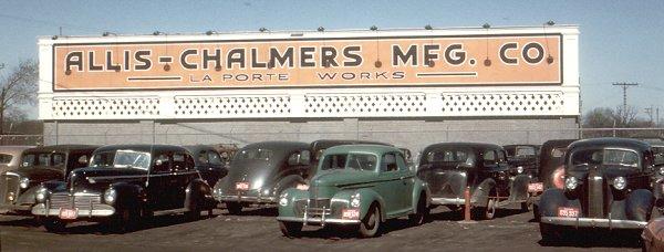 Allis Chalmers parking lot 1949