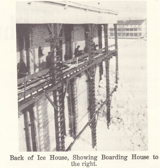 back of ice house