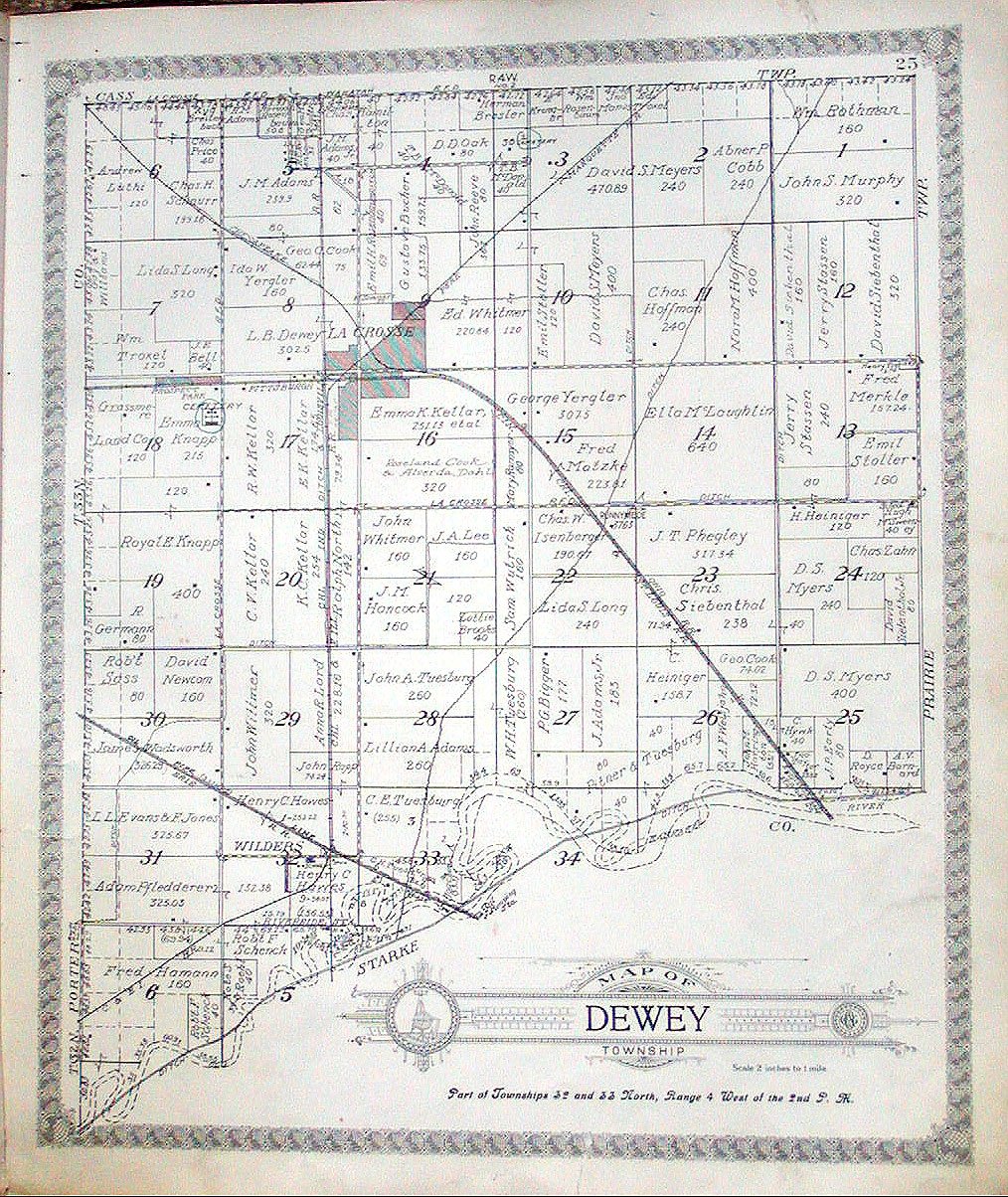 La Porte County Indiana Township Maps