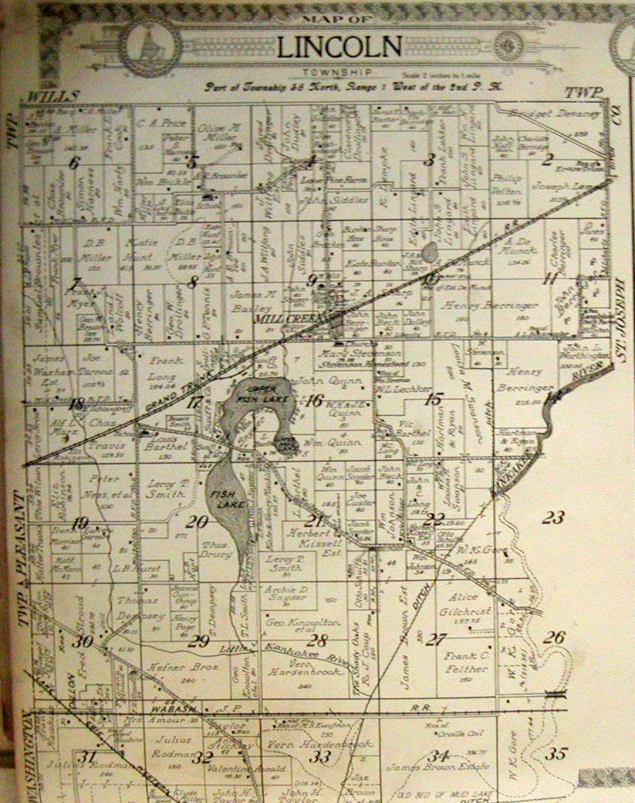 La Porte County Indiana Township Maps