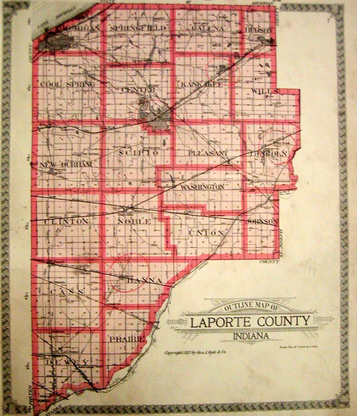 All Township 1921 maps