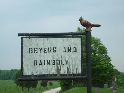Beyers and Rainbolt cemetery photo