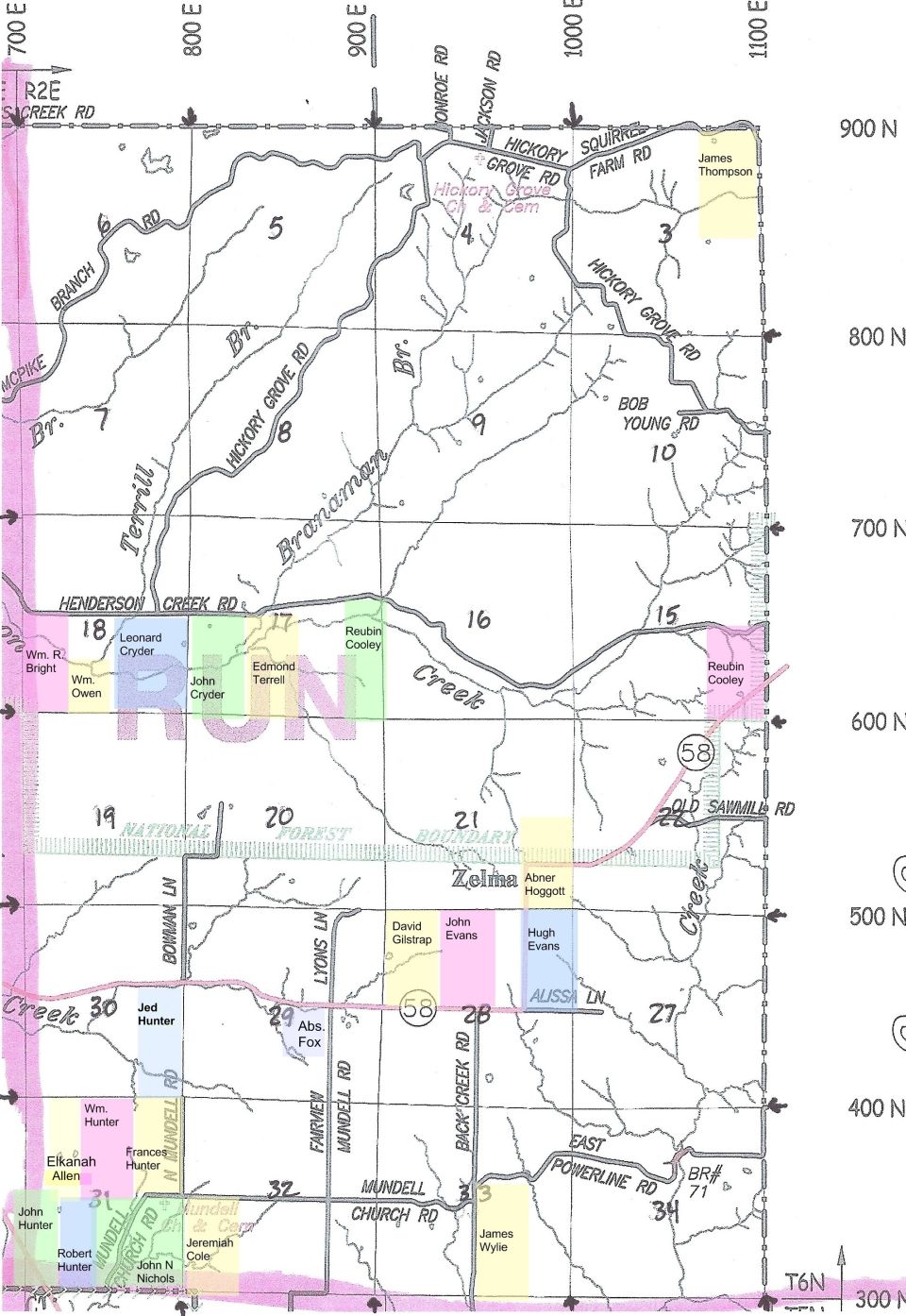 map of 6n-2e map of 6n-2e