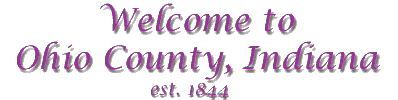 Ohio County, Indiana, est. 1844