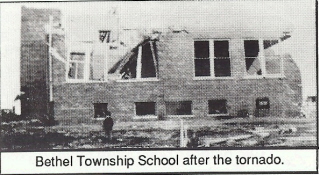 Bethel School after the tornado