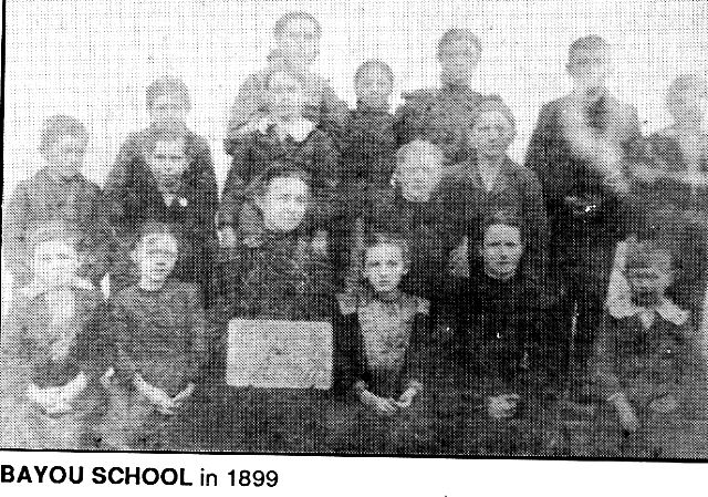 Bayou School Students 1899